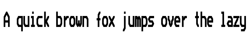 Preview of Bedstead Bold Ultra Condensed font