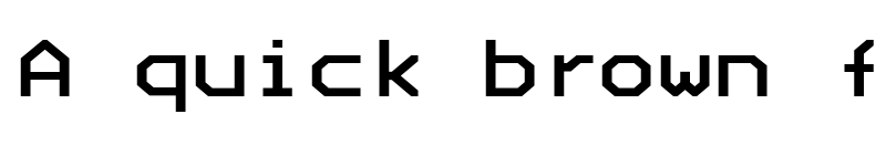Preview of Bedstead Extended font