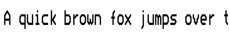 Preview of Bedstead Extra Condensed font