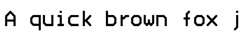 Preview of Bedstead Regular font