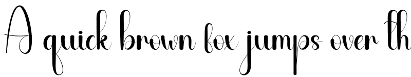 Preview of Bedtab Regular font