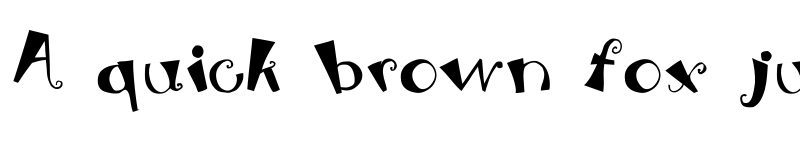 Preview of Beebop Regular font