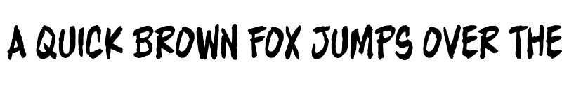 Preview of Beelzebrush BB Regular font