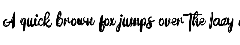 Preview of Begin FREE Regular font