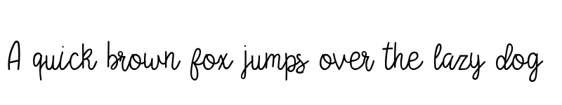 Preview of Begonia Regular font