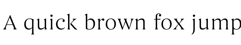 Preview of Begum Light font