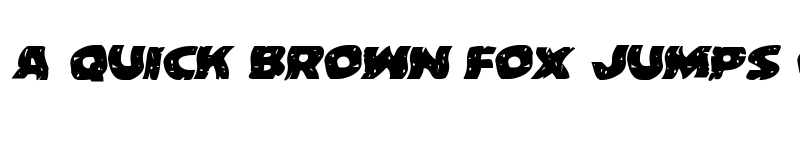 Preview of Behemuth Warped Italic Italic font