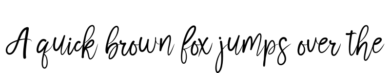 Preview of Belacios Brush Regular font