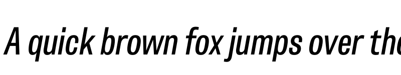 Preview of Belarius Sans Narrow Oblique font