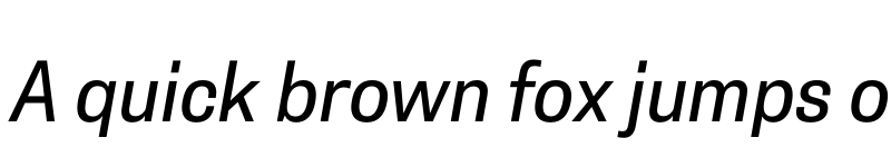 Preview of Belarius Sans Oblique font