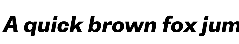 Preview of Belarius Sans Wide Extrabold Oblique font