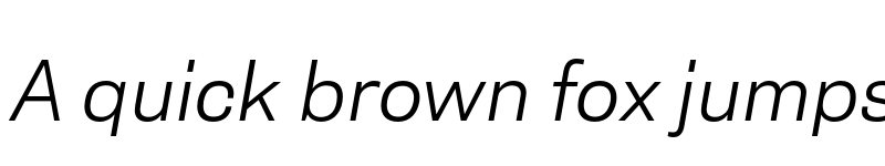 Preview of Belarius Sans Wide Light Oblique font