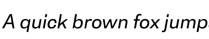 Preview of Belarius Sans Wide Oblique font