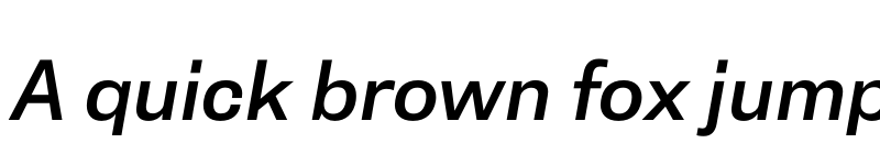 Preview of Belarius Sans Wide Semibold Oblique font