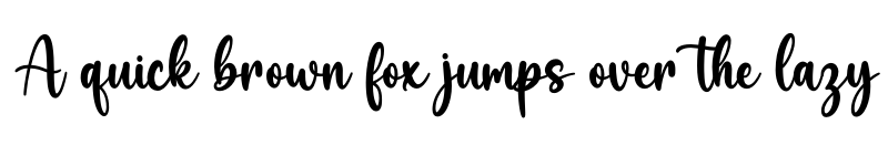 Preview of Believe Regular font