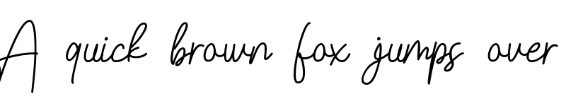 Preview of Belinday Regular font