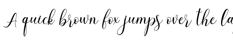 Preview of Belisha Regular font