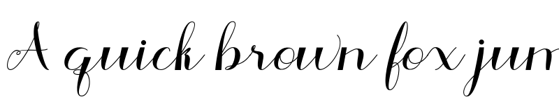 Preview of Belladia Regular font