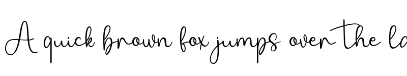 Preview of Bellasia Regular font