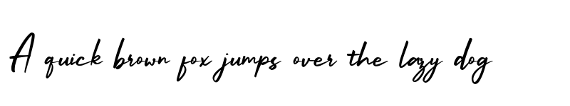 Preview of Belle Amour Italic font