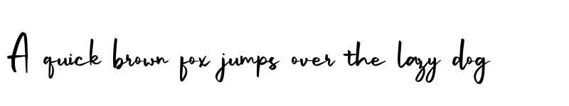 Preview of Belle Amour Regular font