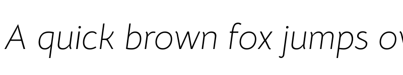 Preview of Bellota Text Light Italic font