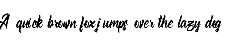 Preview of Bellsmore Brush Regular font