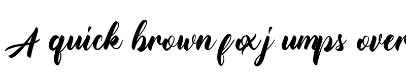 Preview of Bellugra Regular font