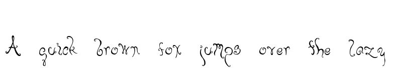 Preview of Bellyfish Regular font