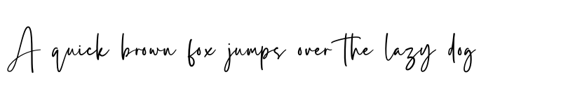 Preview of Bellysta Regular font