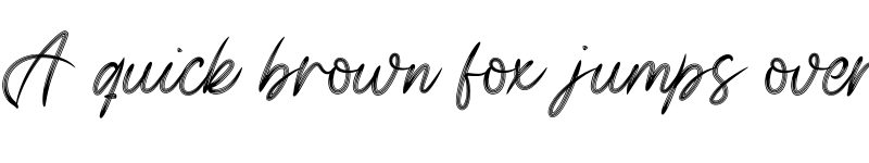Preview of Beltanira Signature Regular font