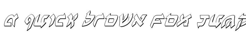 Preview of Ben-Zion 3D Italic Italic font