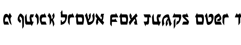 Preview of Ben-Zion Condensed Condensed font