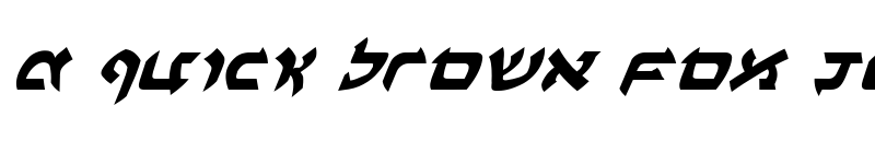 Preview of Ben-Zion Expanded Italic Expanded Italic font