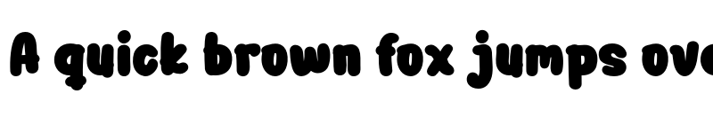 Preview of BENAH Personal Use Bold font