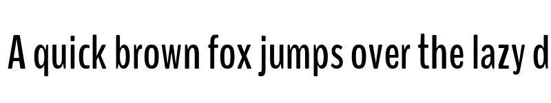 Preview of BenchNine Bold font