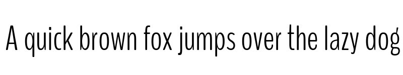 Preview of BenchNine Light font