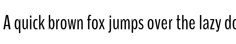 Preview of BenchNine Regular font