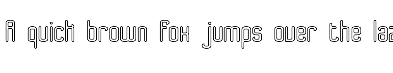 Preview of Bend 2 Squares OL1 BRK Normal font