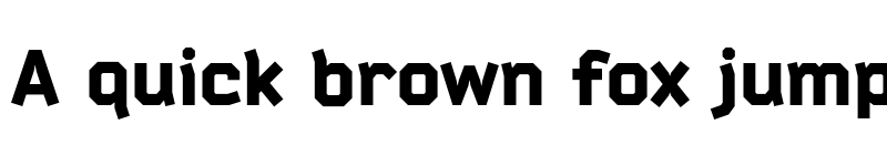 Preview of Bender Black font