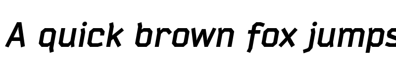 Preview of Bender Bold Italic font