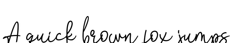 Preview of Bendina Sambat Regular font