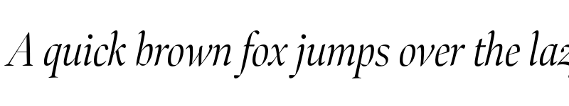 Preview of Bennet Banner Condensed Light Italic font