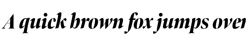 Preview of Bennet Banner Extra Condensed Black Italic font