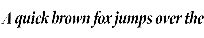 Preview of Bennet Banner Extra Condensed Bold Italic font