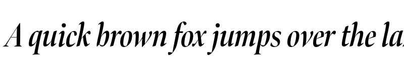 Preview of Bennet Banner Extra Condensed Semi Bold Italic font