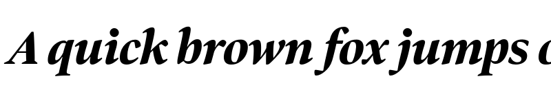 Preview of Bennet Display Condensed Black Italic font