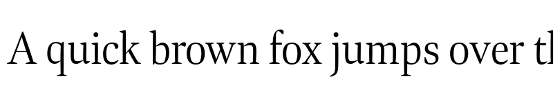 Preview of Bennet Display Condensed Light font