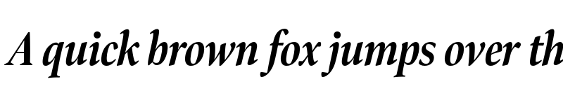 Preview of Bennet Display Extra Condensed Bold Italic font