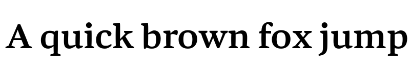 Preview of Bennet Text One Semi Bold font